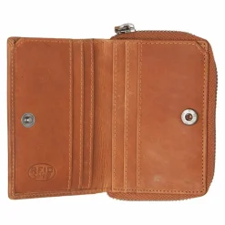 Outlet The Chesterfield Brand Osum Geldbörse RFID Schutz Leder 11 cm cognac