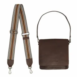 Sale The Chesterfield Brand Osuna Schultertasche Leder 22 cm brown