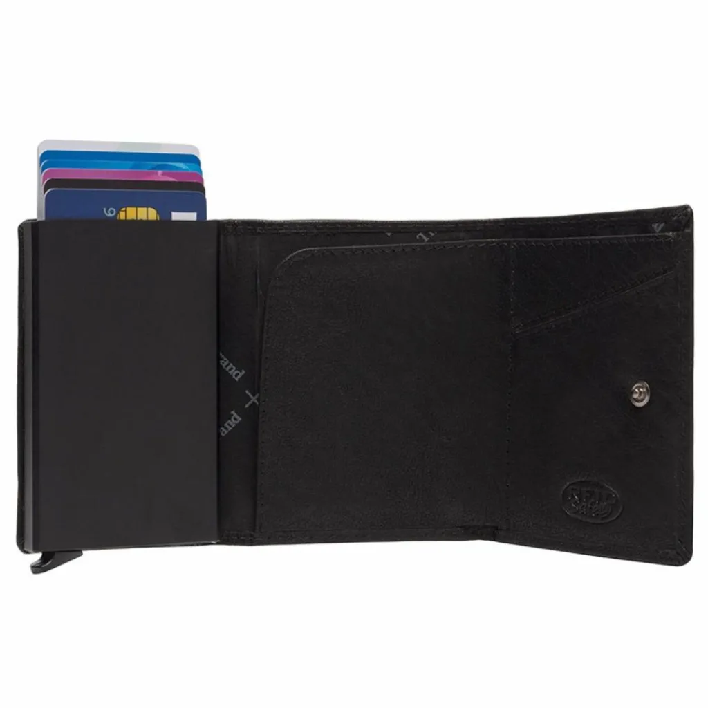 Clearance The Chesterfield Brand Paris Kreditkartenetui RFID Schutz Leder 7 cm schwarz