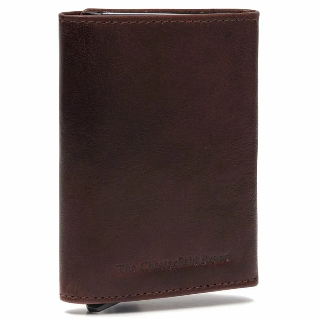 Outlet The Chesterfield Brand Paris Kreditkartenetui RFID Schutz Leder 7 cm braun