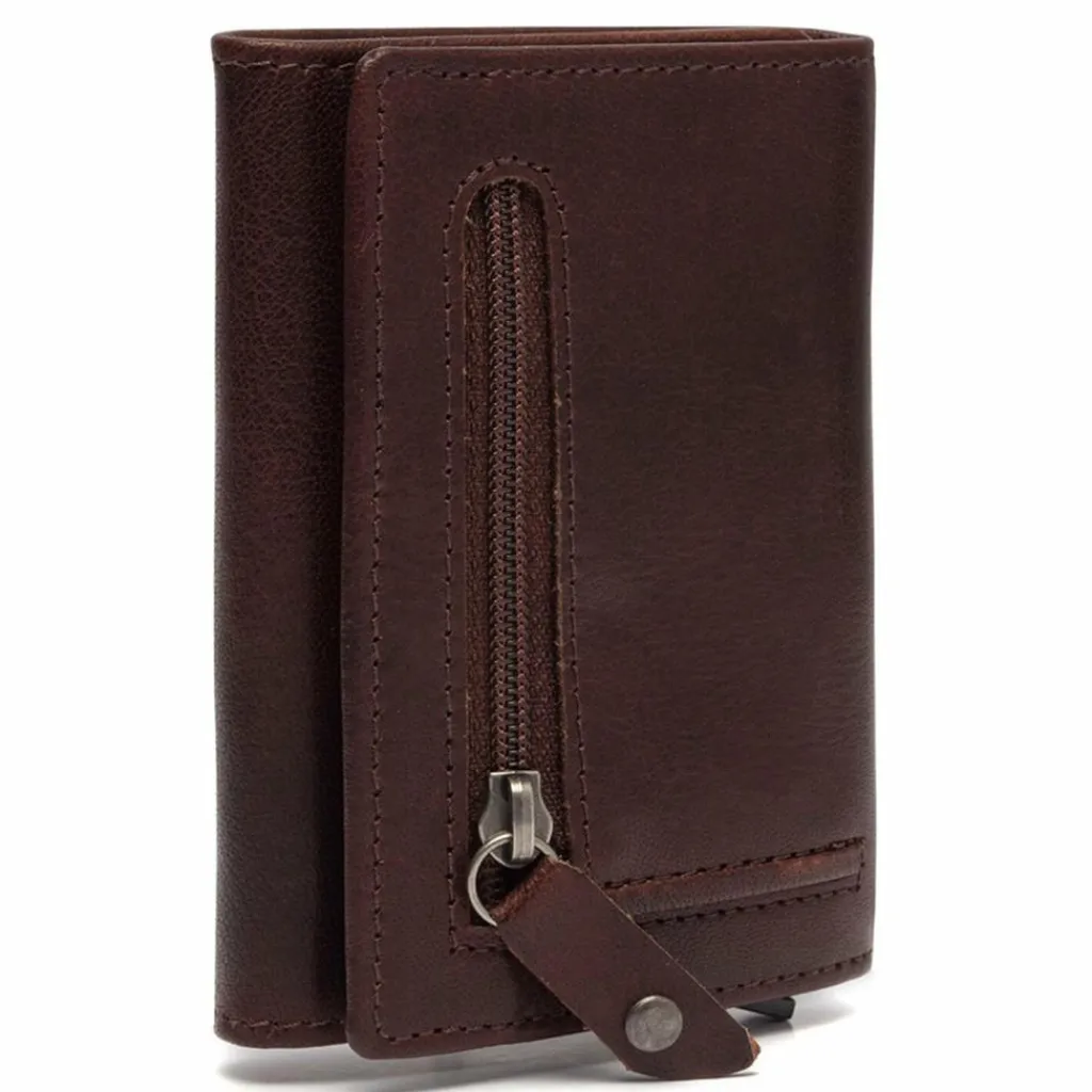 Outlet The Chesterfield Brand Paris Kreditkartenetui RFID Schutz Leder 7 cm braun