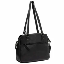 The Chesterfield Brand Schultertaschen|Henkeltaschen<Porlezza Schultertasche Leder 31 cm black