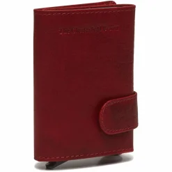 Hot The Chesterfield Brand Portland Kreditkartenetui RFID Schutz Leder 7 cm rot