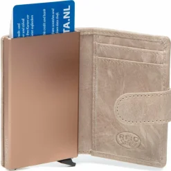 The Chesterfield Brand Prague Kreditkartenetui RFID Schutz Leder 7 cm