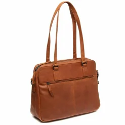 Online The Chesterfield Brand Pretoria Schultertasche Leder 36 cm cognac