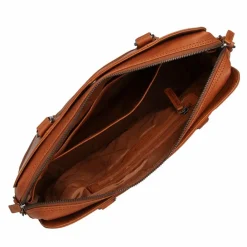 Online The Chesterfield Brand Pretoria Schultertasche Leder 36 cm cognac