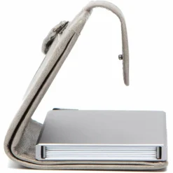 Online The Chesterfield Brand Prague Kreditkartenetui RFID Schutz Leder 7 cm light grey