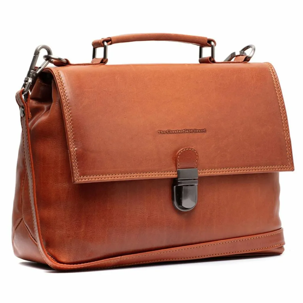 Clearance The Chesterfield Brand Renata Aktentaschen Messenger Leder 29 cm cognac
