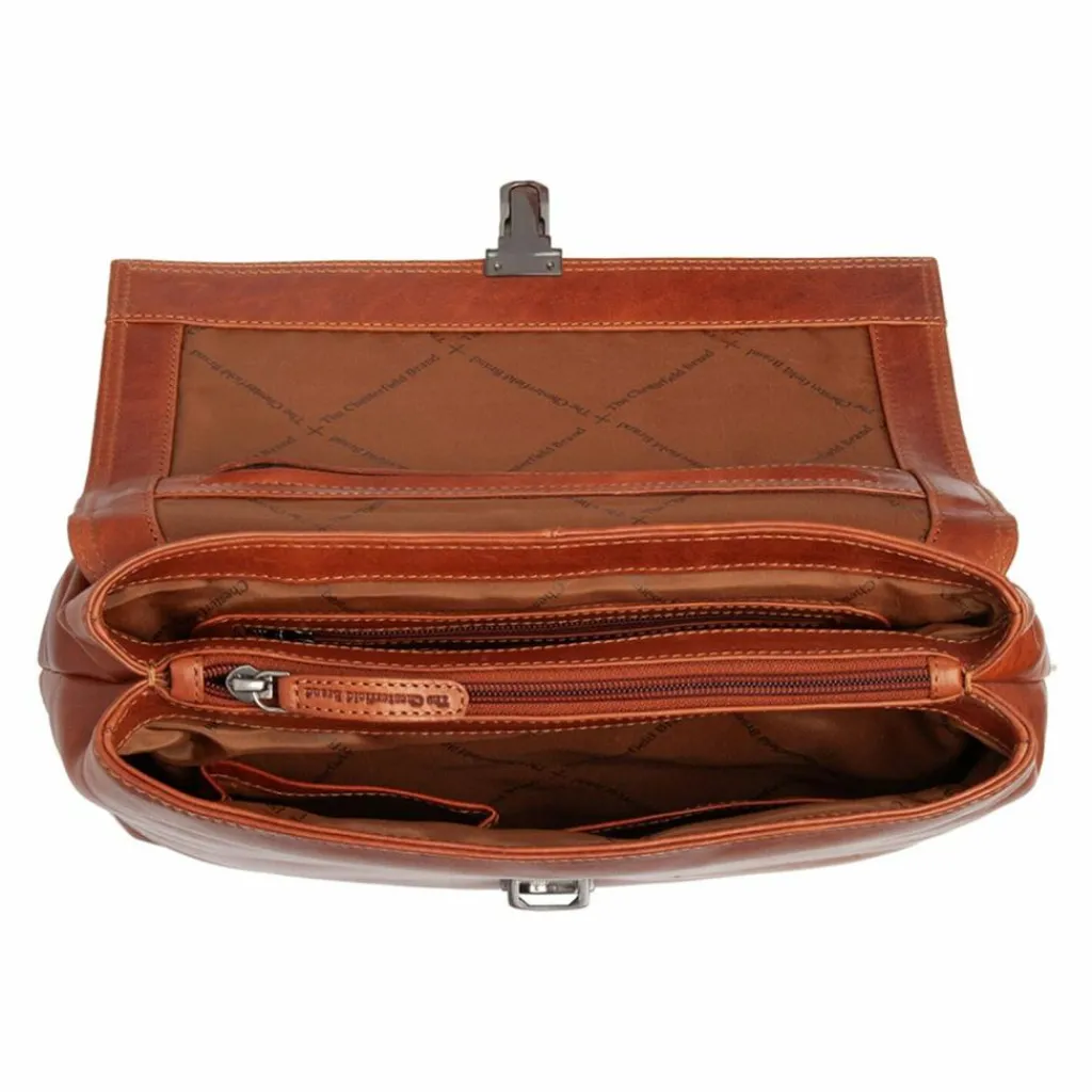 Clearance The Chesterfield Brand Renata Aktentaschen Messenger Leder 29 cm cognac