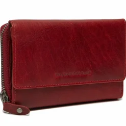 The Chesterfield Brand Damengeldbörsen Querformat<Rhodos Geldbörse RFID Schutz Leder 14 cm red