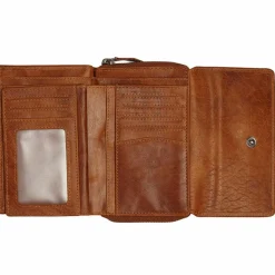 The Chesterfield Brand Damengeldbörsen Querformat<Rhodos Geldbörse RFID Schutz Leder 14 cm cognac