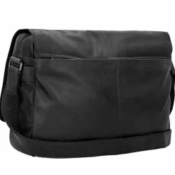 The Chesterfield Brand Messenger Bags|Laptoptaschen<Richard Messenger Leder 40 cm Laptopfach black