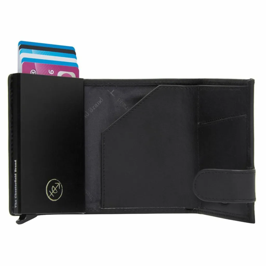 The Chesterfield Brand Sabana Geldbörse RFID Schutz Leder 7.5 cm black