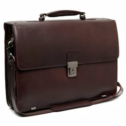 New The Chesterfield Brand Salvatore Aktentaschen Messenger Leder 42 cm Laptopfach brown