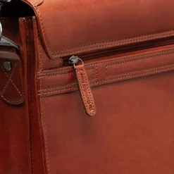 The Chesterfield Brand Messenger Bags|Laptoptaschen<Salvatore Aktentaschen Messenger Leder 42 cm Laptopfach cognac