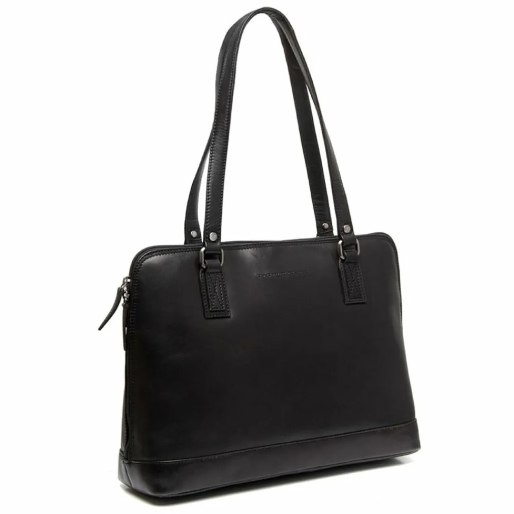 The Chesterfield Brand Henkeltaschen|Schultertaschen<Selvino Schultertasche Leder 37 cm black