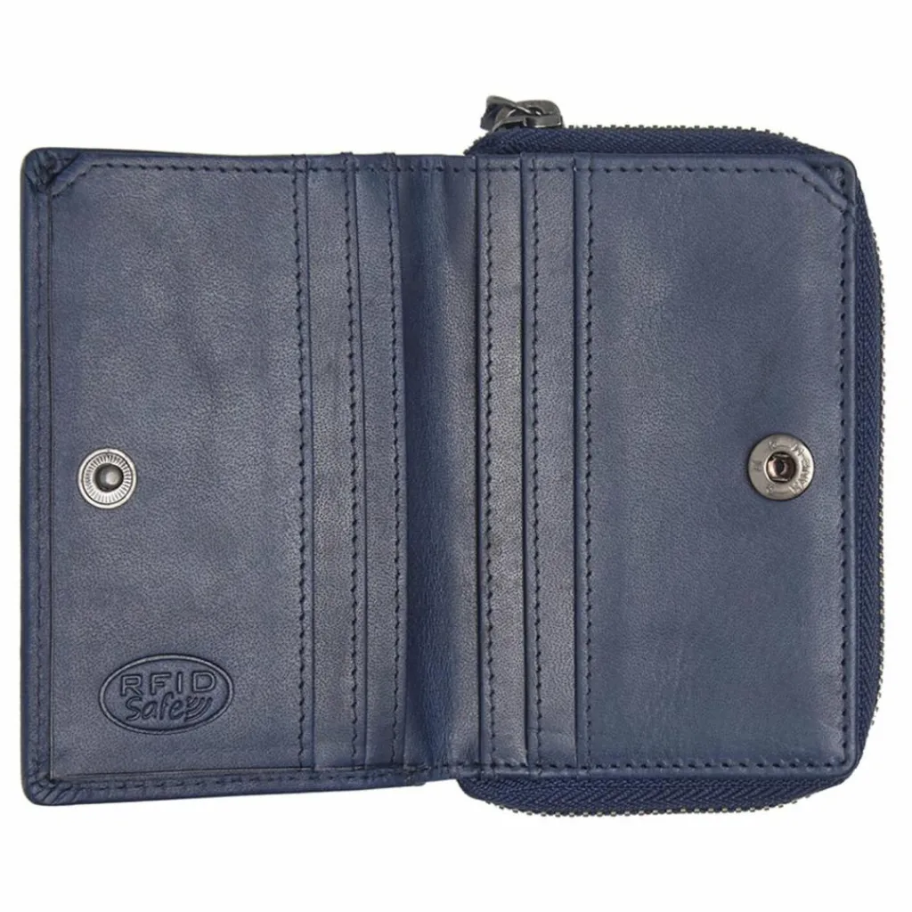 The Chesterfield Brand Damengeldbörsen Hochformat<Sionel Geldbörse RFID Schutz Leder 7.5 cm navy