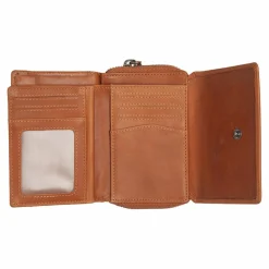 The Chesterfield Brand Damengeldbörsen Querformat<Sorraia Geldbörse RFID Schutz Leder 12 cm cognac