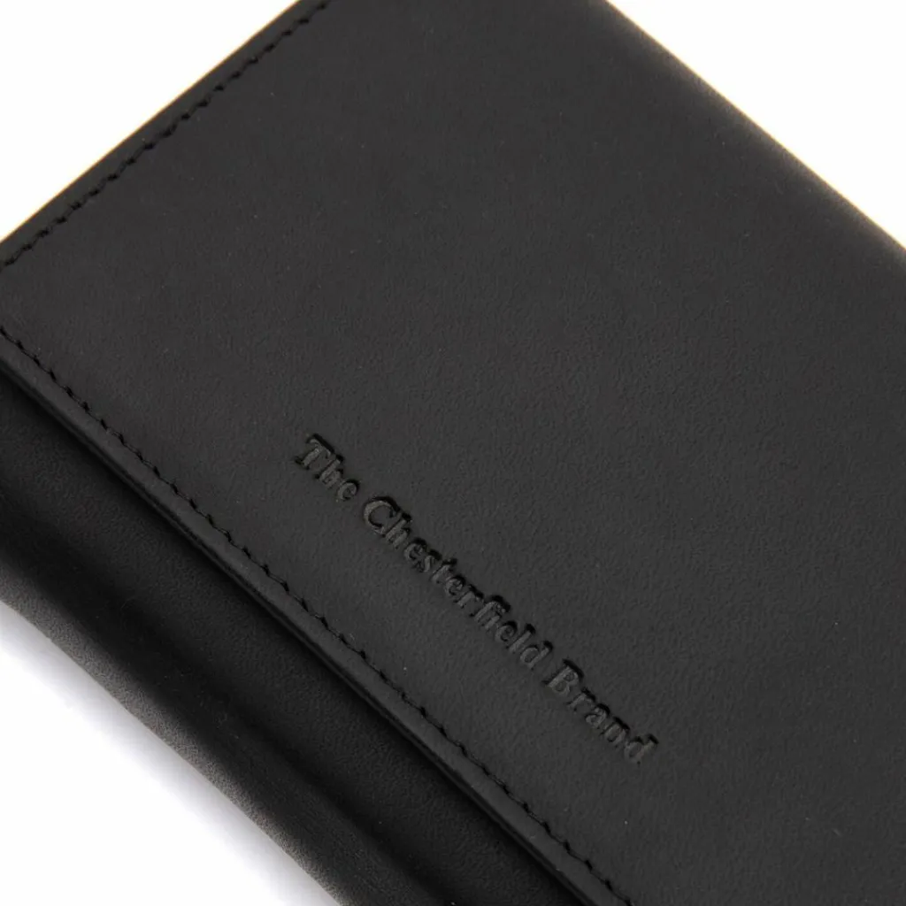 The Chesterfield Brand Damengeldbörsen Querformat<Sorraia Geldbörse RFID Schutz Leder 12 cm black