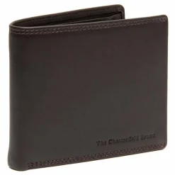 The Chesterfield Brand Herrengeldbörsen Querformat<Stephens Geldbörse RFID Schutz Leder 11 cm brown