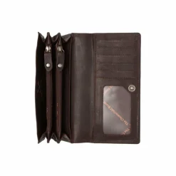 Clearance The Chesterfield Brand Tirol Geldbörse RFID Schutz Leder 17 cm brown