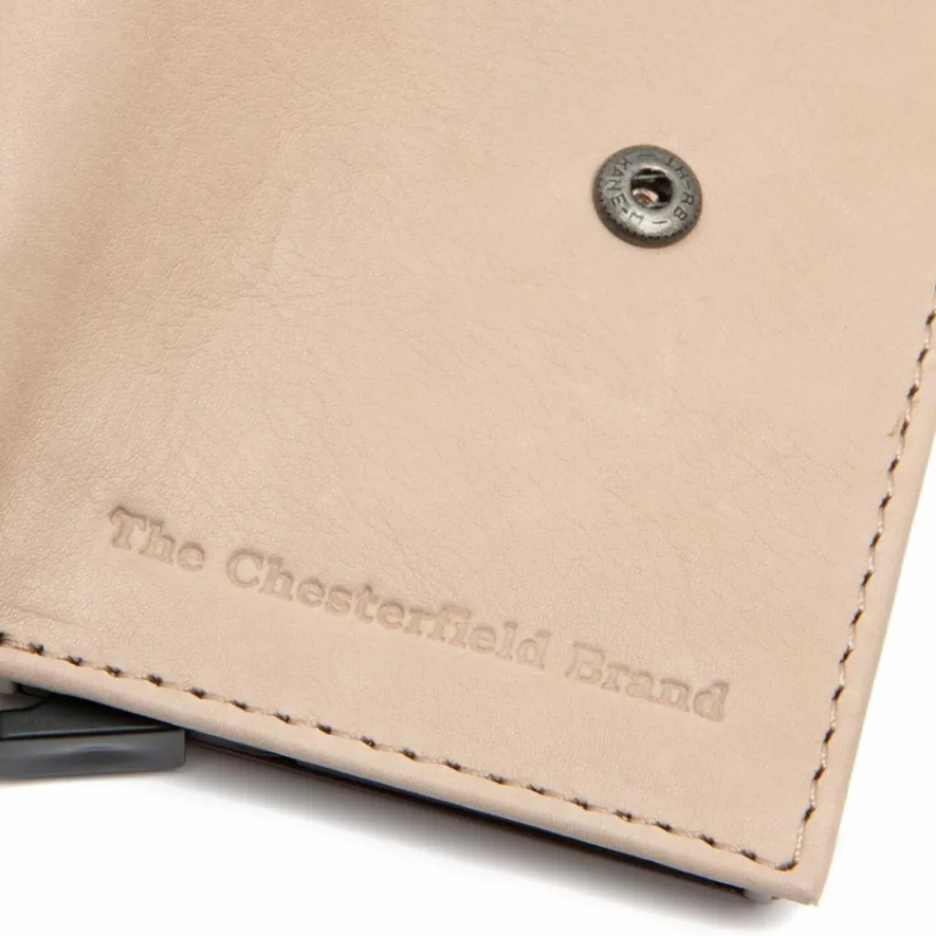 The Chesterfield Brand Herrengeldbörsen Querformat<Torola Geldbörse RFID Schutz Leder 7.5 cm beige