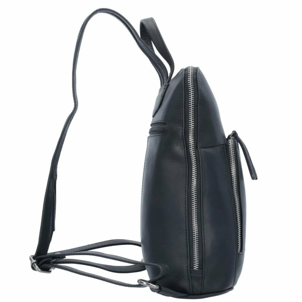 Best The Chesterfield Brand Vivian City Rucksack Leder 28 cm schwarz
