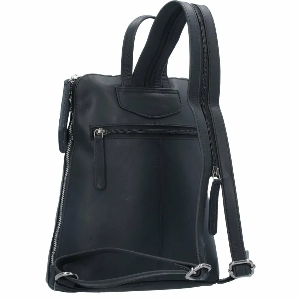 Best The Chesterfield Brand Vivian City Rucksack Leder 28 cm schwarz