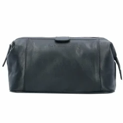 New The Chesterfield Brand Vince Kulturbeutel Leder 29 cm schwarz