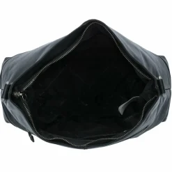 Best The Chesterfield Brand Wax Pull Up Schultertasche Leder 32 cm schwarz