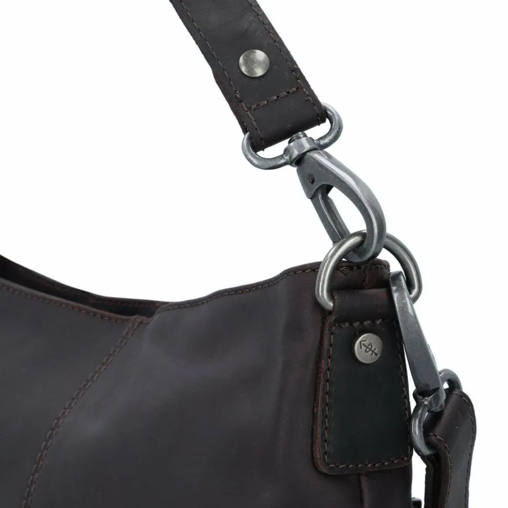 The Chesterfield Brand Wax Pull Up Schultertasche Leder 25 cm