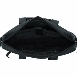 Clearance The Chesterfield Brand Wax Pull Up Aktentasche Leder 40 cm Laptopfach schwarz