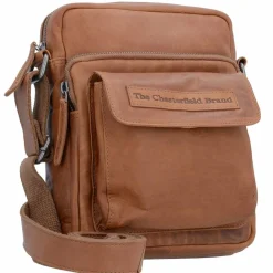 Hot The Chesterfield Brand Wax Pull Up Umhängetasche Leder 21 cm cognac