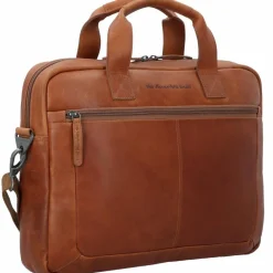 Discount The Chesterfield Brand Wax Pull Up Aktentasche Leder 40 cm Laptopfach cognac