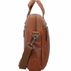 Discount The Chesterfield Brand Wax Pull Up Aktentasche Leder 40 cm Laptopfach cognac
