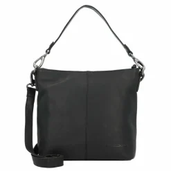 Clearance The Chesterfield Brand Wax Pull Up Schultertasche Leder 25 cm schwarz