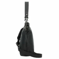 Clearance The Chesterfield Brand Wax Pull Up Schultertasche Leder 25 cm schwarz