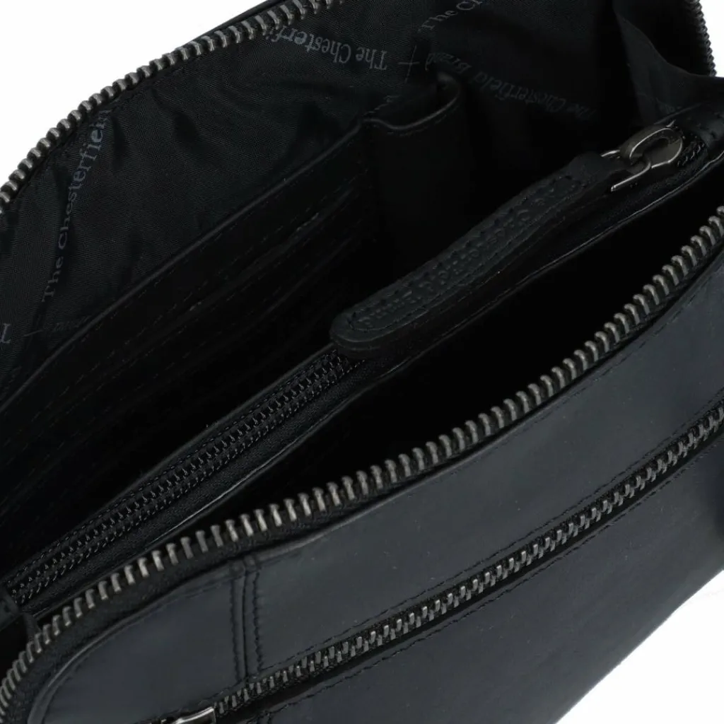 Online The Chesterfield Brand Wax Pull Up Umhängetasche Leder 20.5 cm schwarz