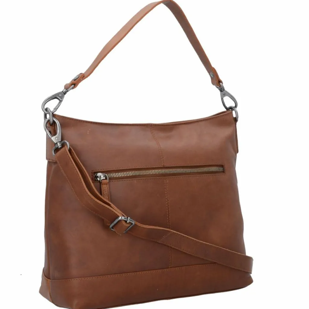 The Chesterfield Brand Wax Pull Up Schultertasche Leder 32 cm