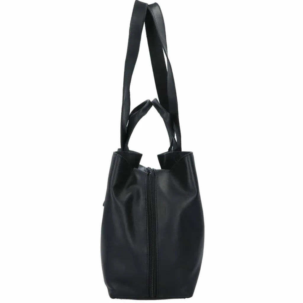 The Chesterfield Brand Wax Pull Up Schultertasche Leder 36.5 cm black