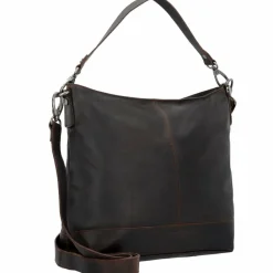 New The Chesterfield Brand Wax Pull Up Schultertasche Leder 32 cm braun