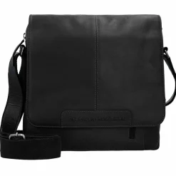 Online The Chesterfield Brand Wax Pull Up Umhängetasche Leder 29 cm black