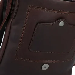 The Chesterfield Brand Umhängetaschen<Wax Pull Up Umhängetasche Leder 22 cm braun