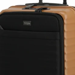 Outlet Titan Upgrade 4 Rollen Kabinentrolley 55 cm Laptopfach canyon bronze