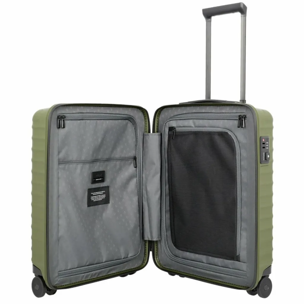 Clearance Titan Upgrade 4 Rollen Kabinentrolley S 55 cm forest green