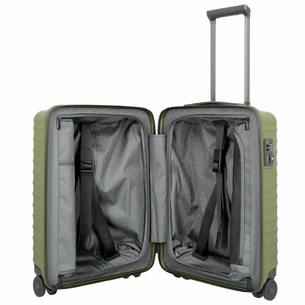 Clearance Titan Upgrade 4 Rollen Kabinentrolley S 55 cm forest green