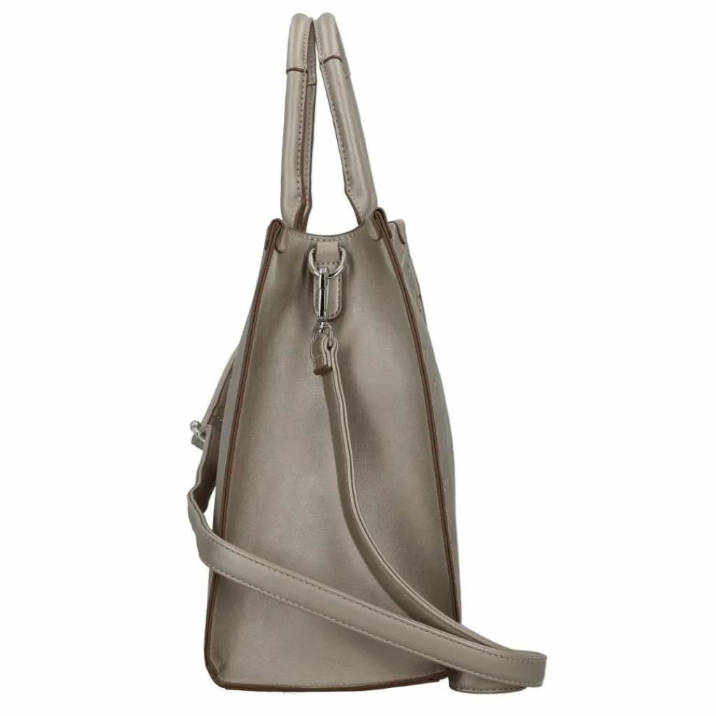 Tom Tailor Schultertaschen<Denice Schultertasche M 36 cm metallic taupe