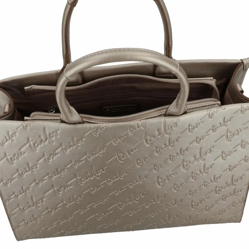 Tom Tailor Schultertaschen<Denice Schultertasche M 36 cm metallic taupe