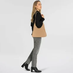 Online Tom Tailor Denim Jessie Schultertasche 35 cm camel