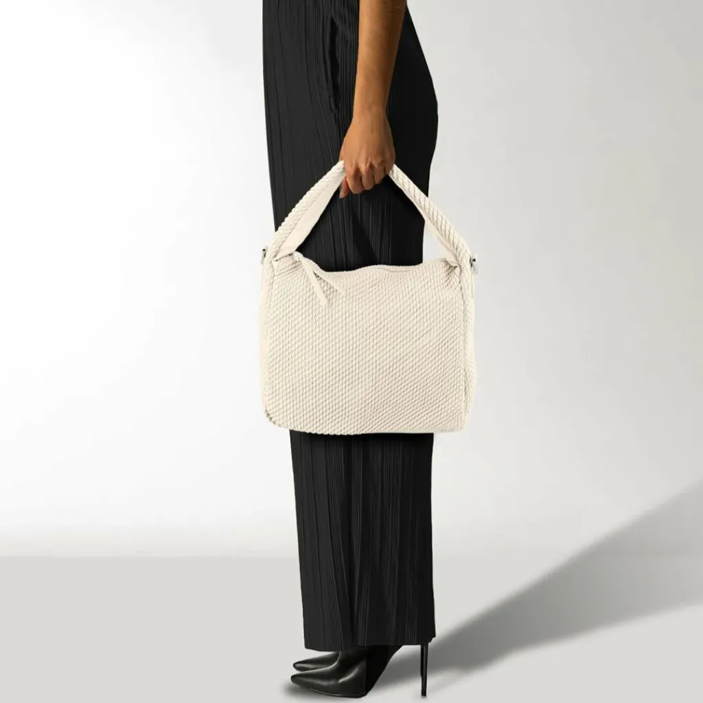 Best Tom Tailor Denim Nomi Schultertasche 29 cm off white